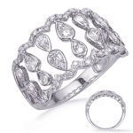 White Gold Diamond Fashion Ring