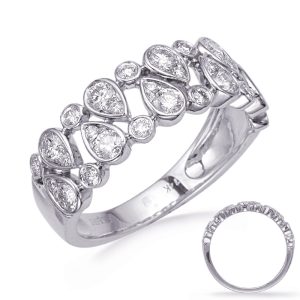 White Gold Diamond Fashion Ring