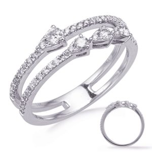 White Gold Diamond Fashion Ring