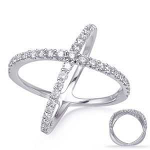 White Gold Diamond Fashion Ring