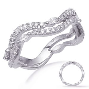White Gold Diamond Fashion Ring