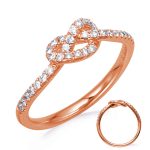 Rose Gold Diamond Fashion Ring