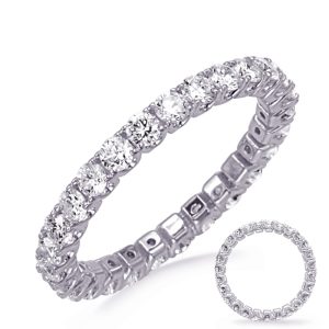 White Gold Eternity Band