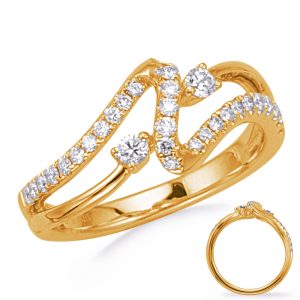 Yellow Gold  Diamond Ring