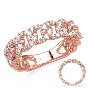 Rose Gold Diamond Band