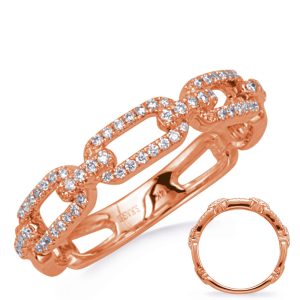 Rose Gold Diamond Band