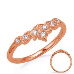 Rose Gold Diamond Band
