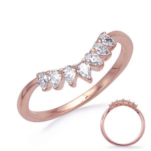 Rose Gold Pear shape Ring