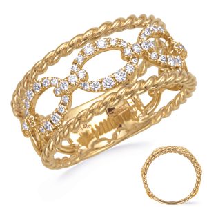 Yellow Gold Diamond Ring