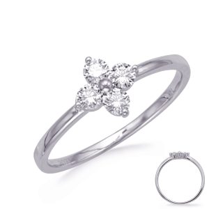 White Gold Diamond Ring