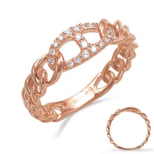 Rose Gold  Diamond Ring