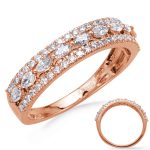 Rose Gold Diamond Band