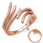 Rose  Gold Diamond Ring