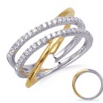 Yellow & White Gold Diamond Ring