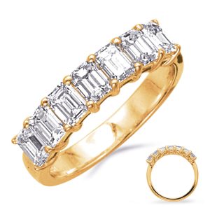 Emerad Cut Diamond Band