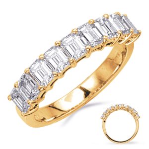 Emerad Cut Diamond Band