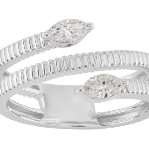 White Gold Marquise Diamond Ring