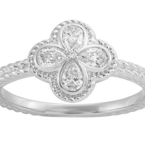 White Gold Diamond Ring