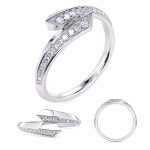 White Gold Diamond Fashion Ring