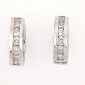 White Gold Earring