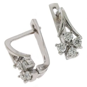 White Gold Earring