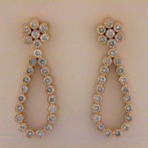 Ruby & Diamond Earring