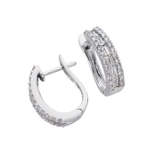 White Gold Diamond Earring