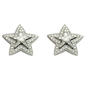 White Gold Diamond Earring