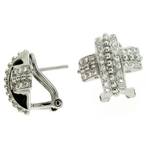 White Gold Diamond Earring