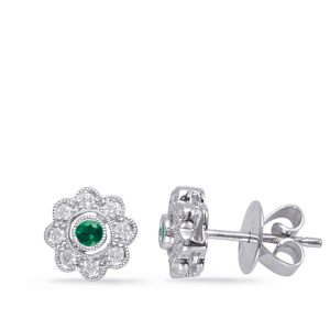Platinum Diamond Earring