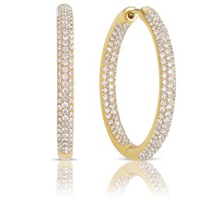 Hoop Pave Earrings