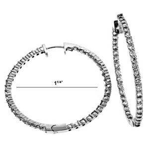 Diamond Hoop Earring