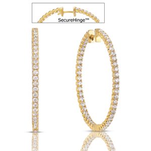 Diamond Hoop Earring