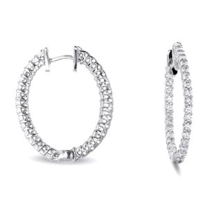 Oval Hoop Earring 26mm X 21mm