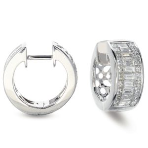 Platinum Diamond Earring