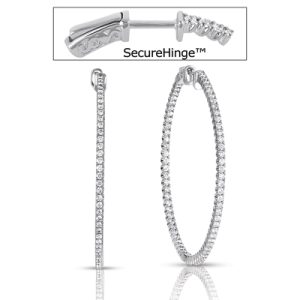 2 Inch Securehinge Hoop Earring