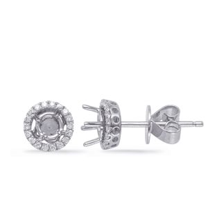 Four Prong Earring Jackets For 1.5ct Tw