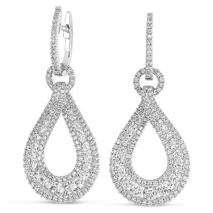White Gold Hoop Earring