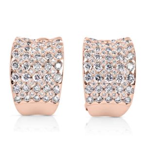 Rose Gold Diamond Earring