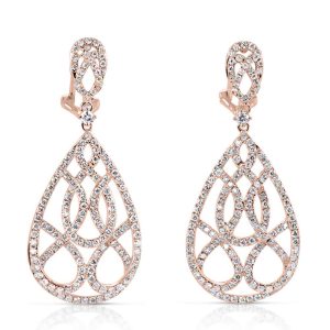 Rose Gold Diamond Earring
