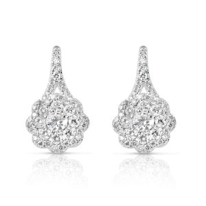 White Gold Diamond Earring