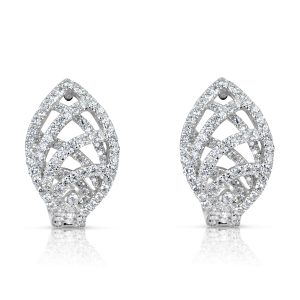 White Gold Diamond Earring