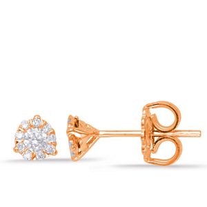 Three Prong Earring Setting .