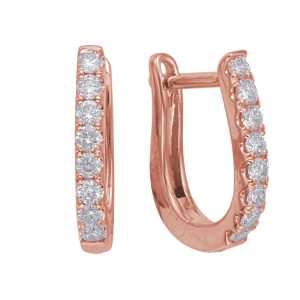 Rose Gold Huggie Earring