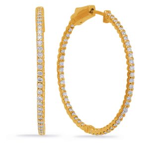 1.25 Inch Securehinge Hoop Earring