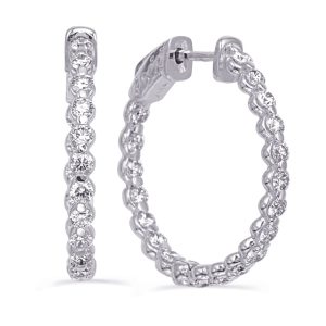 Securehinge Share Prong Earring  1 Inch