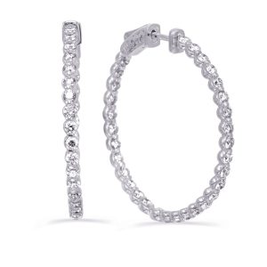 Securehinge Share Prong Earring 1.5 Inch