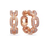 Rose Gold Diamond Earring