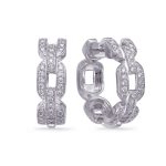 White Gold Diamond Earring