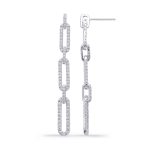 White Gold Diamond Earring